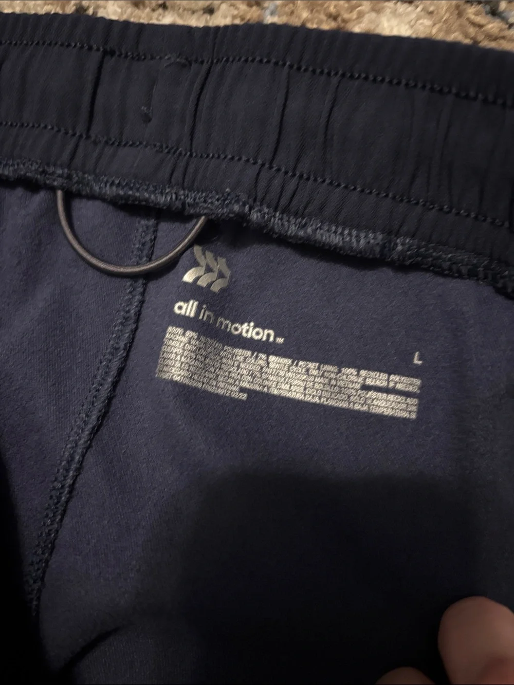 all in motion Navy Lightweight Cargo Joggers
